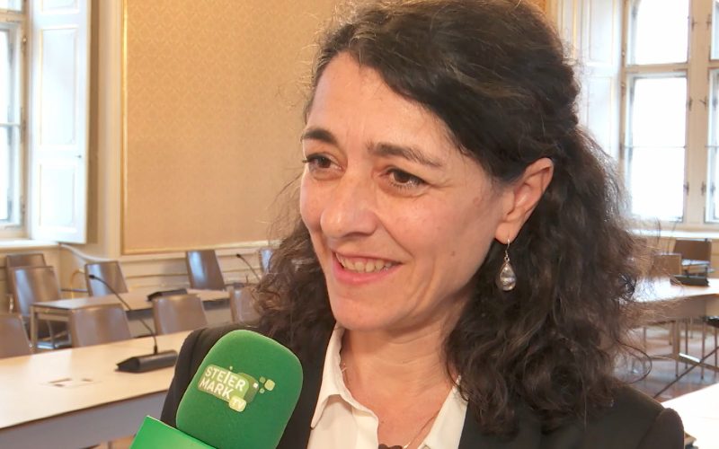 Spitzenkandidatin der Grünen Sandra Krautwaschl zum Superwahljahr 2024