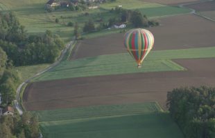 Ballonfahrt über dem Vulkanland
