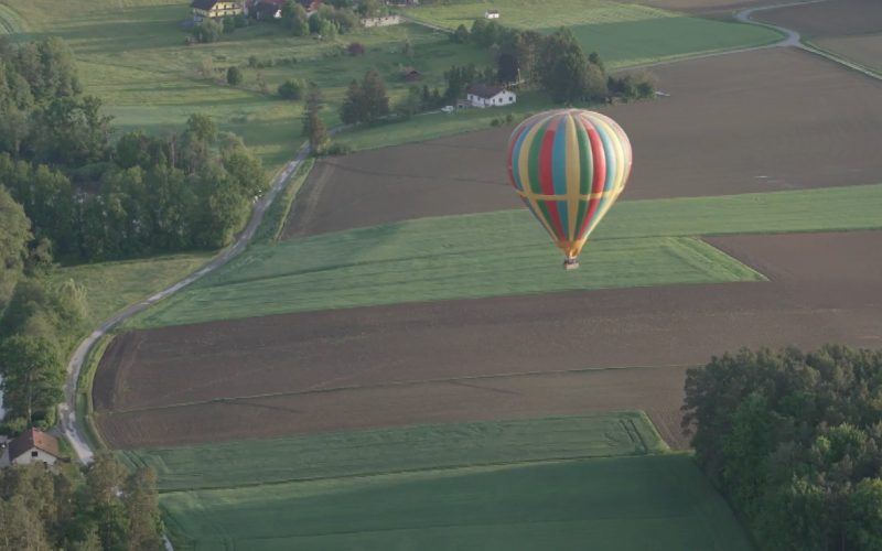 Ballonfahrt über dem Vulkanland