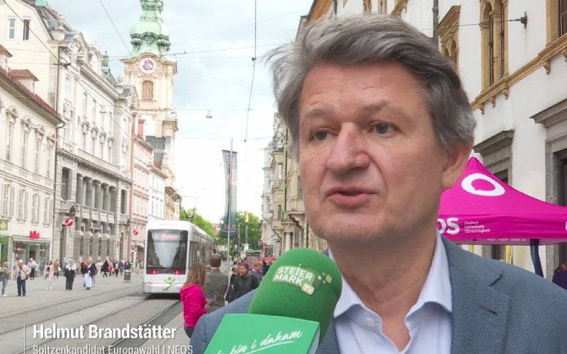 NEOS EU-Wahl-Spitzenkandidat Helmut Brandstätter