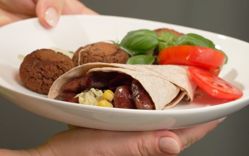 Rezept: Steirische Käferbohnenfalafel mit Dip