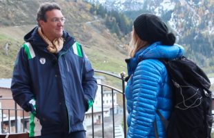 Berggespräche mit Karim El-Gawhary in Hintertux, Tirol