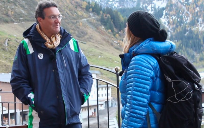 Berggespräche mit Karim El-Gawhary in Hintertux, Tirol