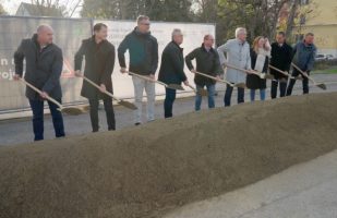 Spatenstich Baudienstgebäude Steiermark Bahn
